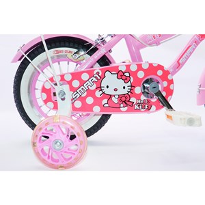 دوچرخه شهری کودک سایز 12 رنگ صورتی طرح کیتی مدل اسمارت Smart_اسباب بازی