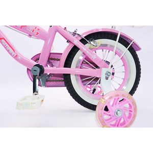 دوچرخه شهری کودک سایز 12 رنگ صورتی طرح کیتی مدل اسمارت Smart_اسباب بازی