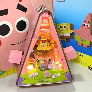 لگو پاتریک چراغدار 650 قطعه مدل AB0034 Patrick Star_اسباب بازی