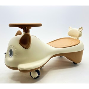 سه چرخه پلاسماکار موزیکال طرح گربه کرم (لوپ کار) مدل 1401_2_اسباب بازی