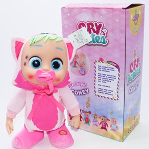 عروسک گریه کن و راه رونده کرای بیبی 30 سانتی مدل Cry Baby 1297_اسباب بازی