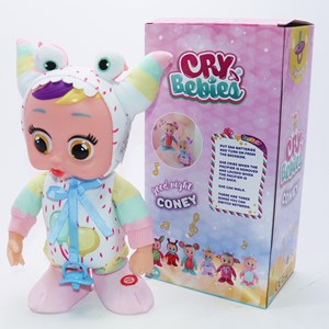 عروسک گریه کن و راه رونده کرای بیبی 30 سانتی مدل Cry Baby 1299_اسباب بازی