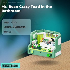 لگو مستربین در حمام 510 قطعه مدل Mr. Bean Crazy Toad in the Bathroom AB0039_اسباب بازی