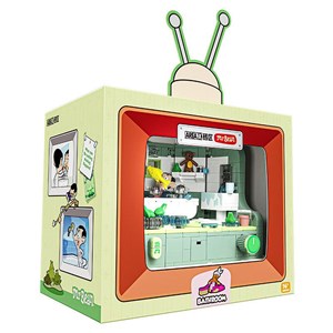 لگو مستربین در حمام 510 قطعه مدل Mr. Bean Crazy Toad in the Bathroom AB0039_اسباب بازی