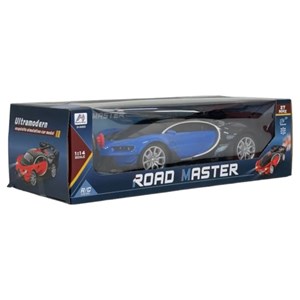 ماشین کنترلی شارژی بوگاتی دودزا مقیاس 1:14 رنگ آبی مدل ROAD MASTER_اسباب بازی