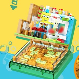 لگو رستوران کراستی کراب آقای خرچنگ از سری باب اسفنجی 310 قطعه مدل AB0026_اسباب بازی
