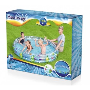 استخر بادی قطر 183 سانتیمتری بست وی طرح آکواریوم مدل Bestway 51005_اسباب بازی