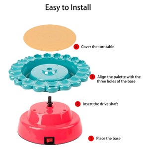 چرخ سفالگری کودک سان‌ فلاور مدل 2110A Sunflower_اسباب بازی