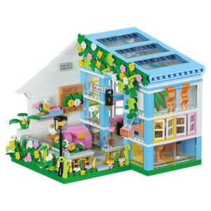 لگو کریتور ویلا چراغدار 626 قطعه مدل SWEET HUT LX.A 3808_اسباب بازی