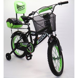 دوچرخه اورجینال کودک سایز 16 رنگ سبز مدل راکی ROCKY 16_اسباب بازی