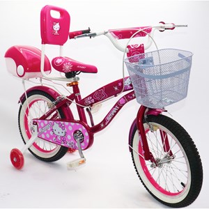 دوچرخه اورجینال کودک سایز 16 رنگ سرخابی طرح کیتی مدل اسمارت Smart_اسباب بازی