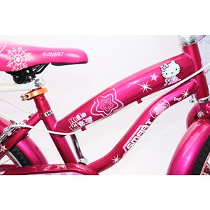 دوچرخه اورجینال کودک سایز 16 رنگ سرخابی طرح کیتی مدل اسمارت Smart_اسباب بازی