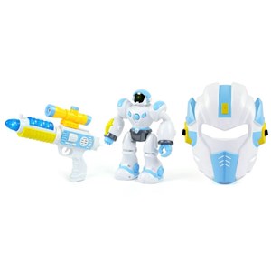 ربات اسباب بازی موزیکال مفصلی دارای نقاب و تفنگ مدل INTERSTELLAR EQUIPMENT_اسباب بازی