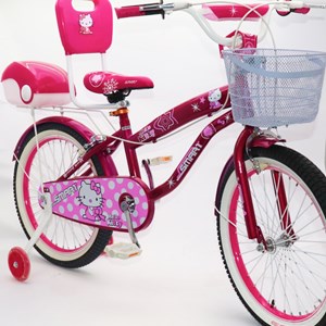 دوچرخه اورجینال کودک سایز 20 رنگ سرخابی طرح کیتی مدل اسمارت Smart_اسباب بازی