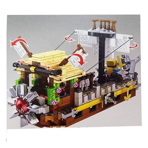 لگو ماینکرافت دزدان دریایی 724 قطعه مدل Minecraft My World MG1100_اسباب بازی