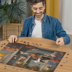 پازل 1000 قطعه راونزبرگر Ravensburger طرح گاو در حمام_اسباب بازی