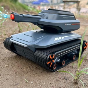 تانک کنترلی شارژی موزیکال با قابلیت پرتاپ تیر ژله ای کد 6615_اسباب بازی