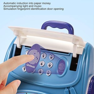 قلک مدل كوله پشتي رمزدار موزیکال طرح فضانورد School Bag Cash Box Musical_اسباب بازی