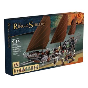 لگو کریتور کشتی دزدان دریایی ارباب حلقه‌ ها 756 قطعه مدل Pirate Ship 99502_اسباب بازی