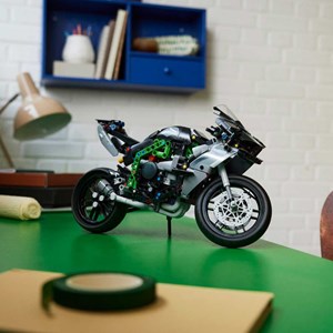 لگو تکنیک موتور کاوازاکی 643 قطعه مدل 88035 Kawasaki Ninja H2_اسباب بازی