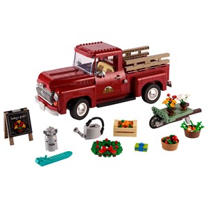 لگو تکنیک پیکاپ کشاورزی آفرود 1677 قطعه مدل 10092 Technic model – Farmer’s Off-road Pickup Truck_اسباب بازی