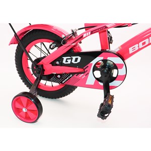 دوچرخه شهری کودک سایز 12 رنگ سرخابی مدل بونیتو GO_اسباب بازی