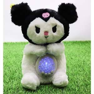 عروسک شب خواب موزیکال و چراغدار کرومی 30 سانتی_اسباب بازی