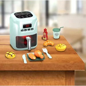 اسباب بازی سرخ کن هواپز موزیکال و چراغدار با لوازم جانبی مدل 1012 Air Fryer_اسباب بازی