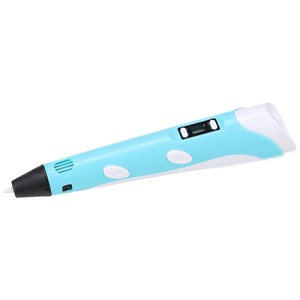 قلم طراحی سه بعدی با نمایشگر LCD و 3 عدد فیلامنت PLA رنگ آبی_اسباب بازی