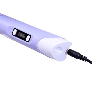 قلم طراحی سه بعدی با نمایشگر LCD و 3 عدد فیلامنت PLA رنگ بنفش_اسباب بازی