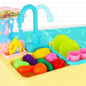 اسباب بازی سینک ظرفشویی 20 قطعه kitchen sink کد 6060_اسباب بازی