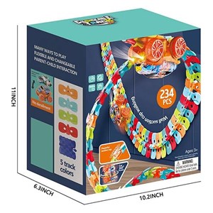 کیت ماشین بازی ریسینگ باتری خور 234 قطعه ای کد 1588_اسباب بازی