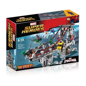 لگو مارول نبرد نهایی روی پل 1092 قطعه مدل Spider-Man 78057_اسباب بازی