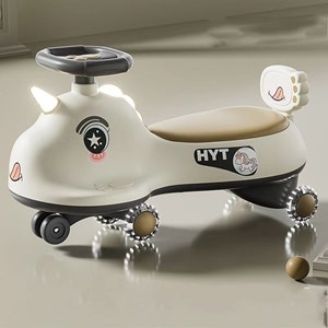 سه چرخه پلاسماکار موزیکال طرح اسب تک شاخ (لوپ کار) قهوه ای_اسباب بازی