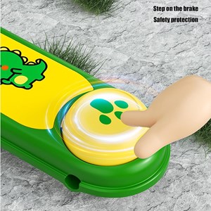 اسکوتر 3 کاره صندلی دار تاشو با 5 چرخ چراغدار و موزیکال رنگ صورتی_اسباب بازی