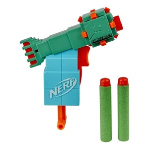 تفنگ اسباب بازی نرف Nerf با تیر اسفنجی مدل ماینکرافت Minecraft رنگ آبی_اسباب بازی