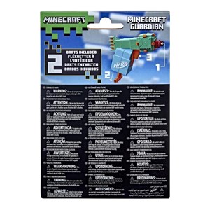 تفنگ اسباب بازی نرف Nerf با تیر اسفنجی مدل ماینکرافت Minecraft رنگ آبی_اسباب بازی