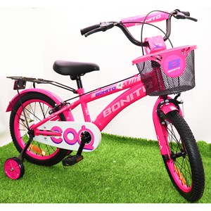 دوچرخه کودک Bonito سایز 16 مدل cool رنگ صورتی_اسباب بازی