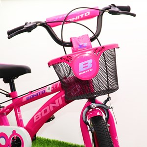 دوچرخه کودک Bonito سایز 16 مدل cool رنگ صورتی_اسباب بازی