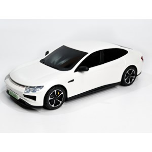 ماشین کنترلی E7 موزیکال و چراغدار با ایستگاه شارژ کد 003-725 رنگ سفید_اسباب بازی