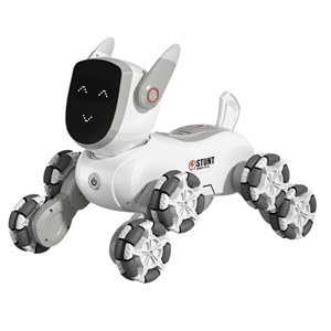 ربات اسباب بازی سگ کنترلی هوشمند با هشت‌ چرخ و چرخش 360 درجه_اسباب بازی
