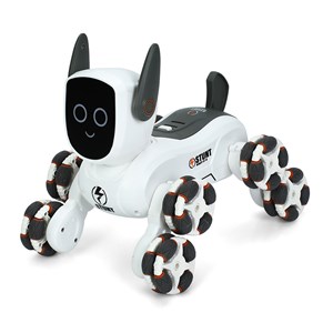 ربات اسباب بازی سگ کنترلی هوشمند با هشت‌ چرخ و چرخش 360 درجه مدل JJRC Q193_اسباب بازی