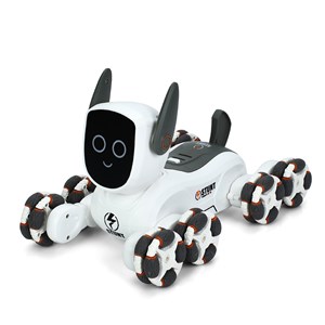 ربات اسباب بازی سگ کنترلی هوشمند با هشت‌ چرخ و چرخش 360 درجه مدل JJRC Q193_اسباب بازی