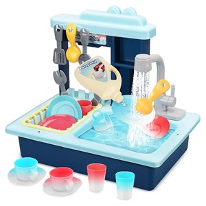 اسباب بازی سینک ظرفشویی 22 قطعه پمپ دار با قابلیت تغییر رنگ ظروف Change color_اسباب بازی