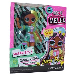 عروسک سورپرایزی MELEX مدل Darcy Blush با 15 سورپرایز کد 881_اسباب بازی