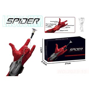 دستکش اسپایدرمن شارژی تار پرتاب کن همراه با لیزر (مرد عنکبوتی)_اسباب بازی