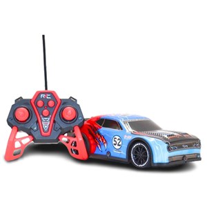 ماشین کنترلی مسابقه ای دودزا مقیاس 1:22 رنگ آبی مدل Sport Cars 3714_اسباب بازی
