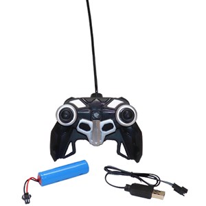 ماشین کنترلی شارژی اسپرت مقیاس 1:10 چراغدار رنگ آبی کد 0855_اسباب بازی