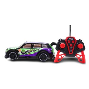 ماشین کنترلی مسابقه ای دودزا مقیاس 1:22 رنگ بنفش مدل Sport Cars 3714_اسباب بازی