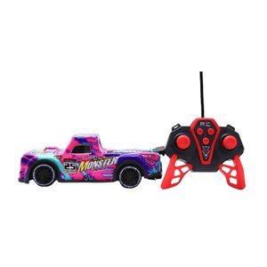 ماشین کنترلی وانت مسابقه ای دودزا طرح گرافیتی مقیاس 1:22 مدل Sport Cars 3714_اسباب بازی